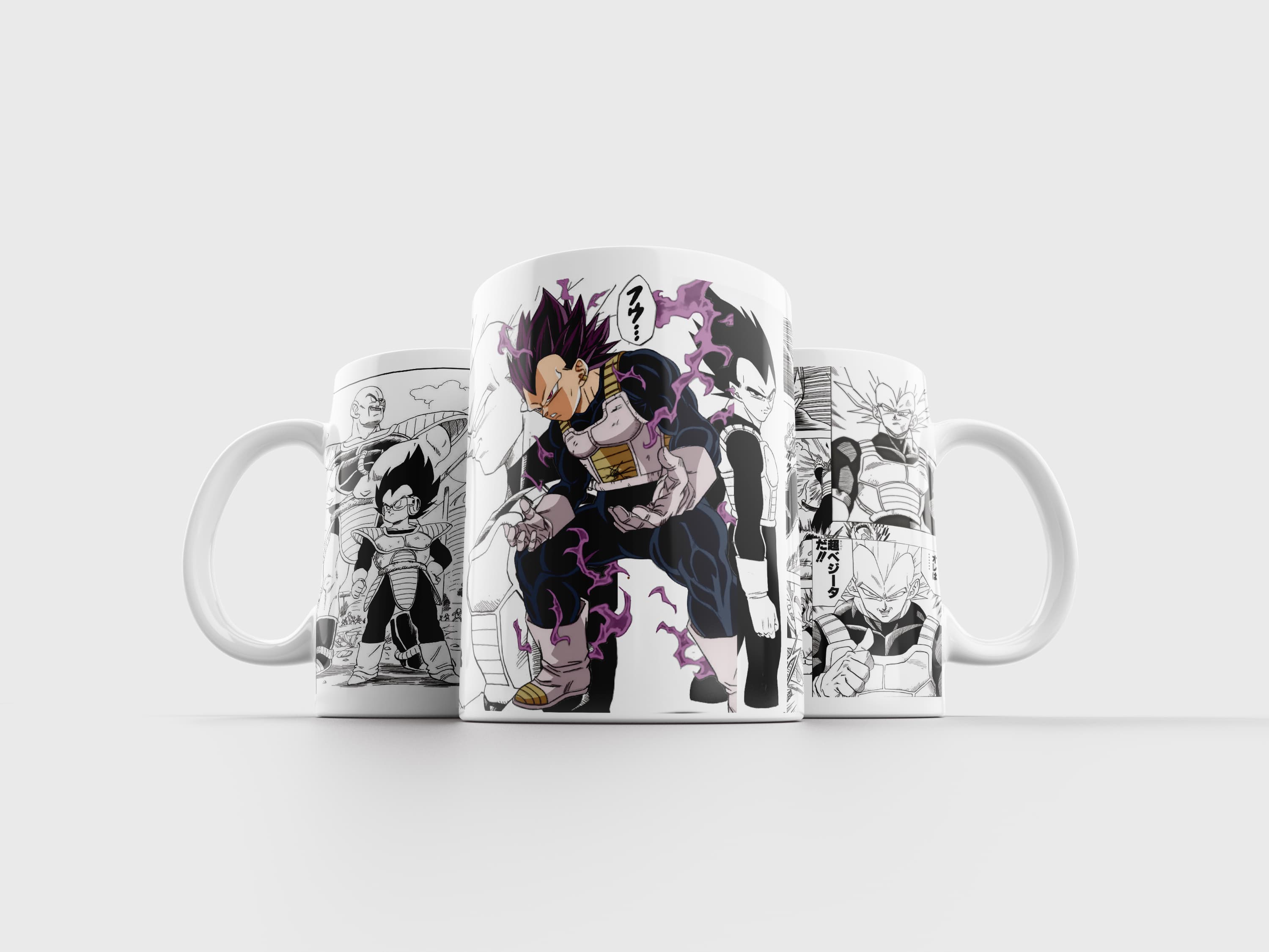 Taza blanca Vegeta